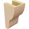 Ekena Millwork 4"W x 4"D x 8"H Wide Greensboro Rough Cedar Woodgrain TimberThane Corbel, Primed Tan CORUR04X04X08GRNRCPR - alternate 6